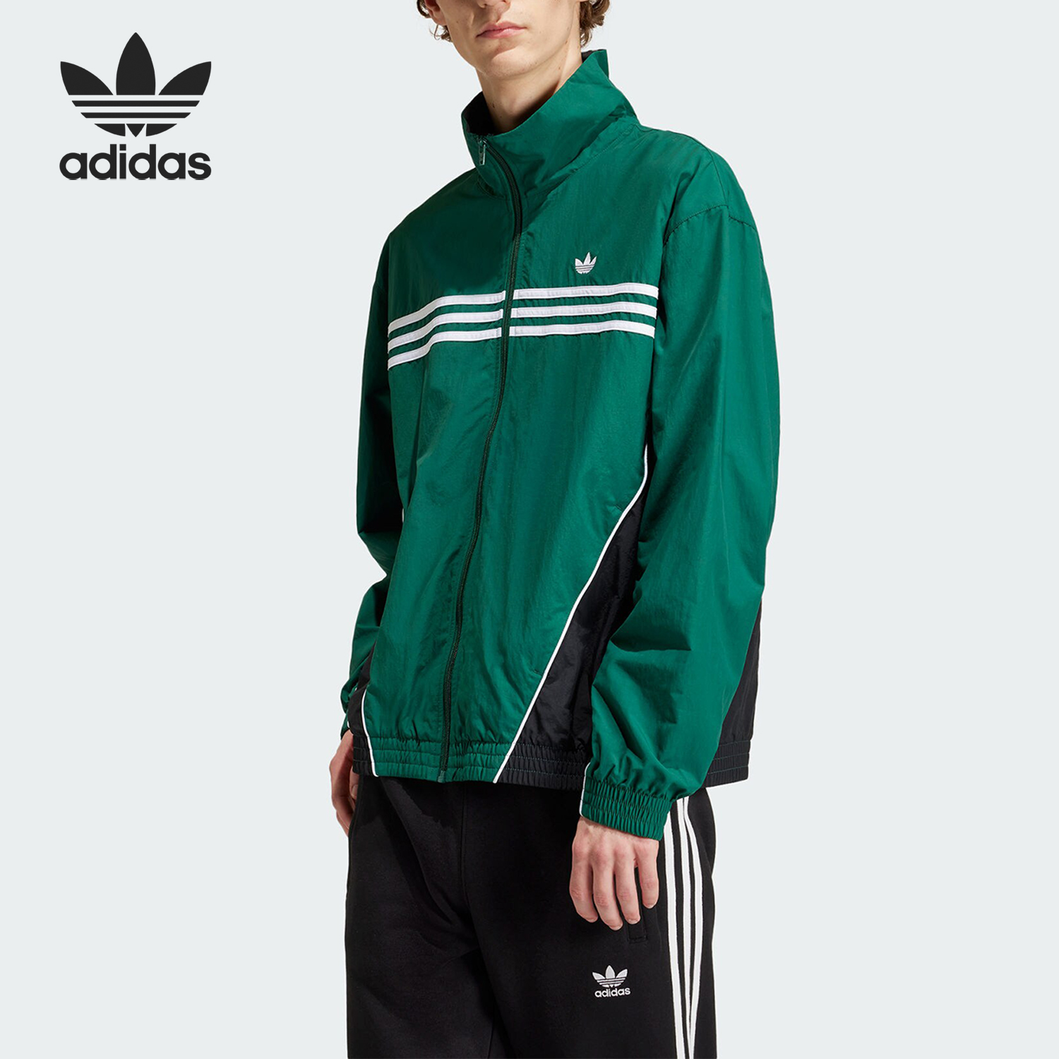 Adidas/阿迪达斯正品三叶草FLAMES JKT男运动夹克外套IS0195