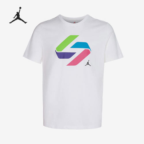 Nike/耐克正品Air Jordan男子宽松舒适运动短袖T恤DV5537-100