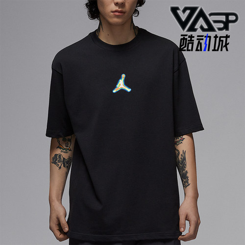 Nike/耐克正品JORDAN男士针织休闲宽松透气经典短袖IF0620-010