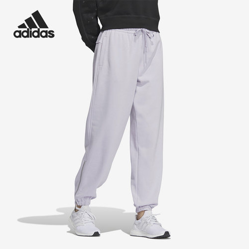 Adidas/阿迪达斯正品春季新款女子运动休闲针织长裤IK3462