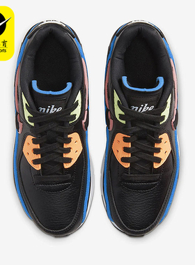 Nike/耐克正品AirMax90SE新款儿童黑色鞋经典跑步鞋CK4068-01