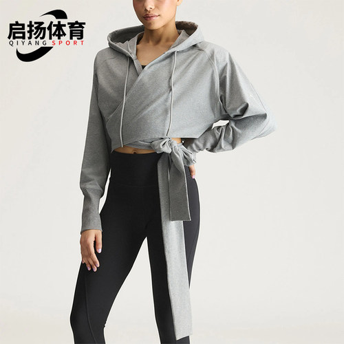 Adidas/阿迪达斯正品女士短款时尚不规则休闲运动外套KV6932