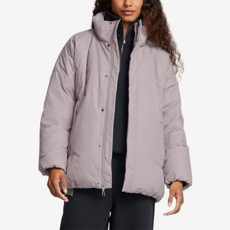 UA/安德玛正品新款女士宽松保暖复古运动休闲羽绒服1388429-015