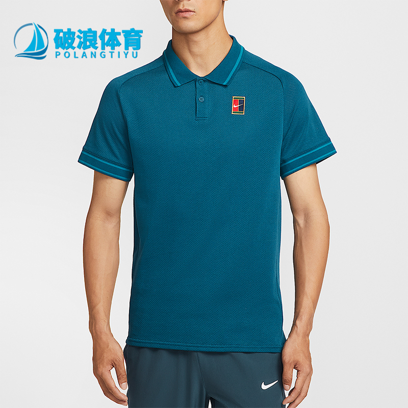 Nike/耐克正品Court Heritage男士透气翻领短袖POLO衫FQ2102-415