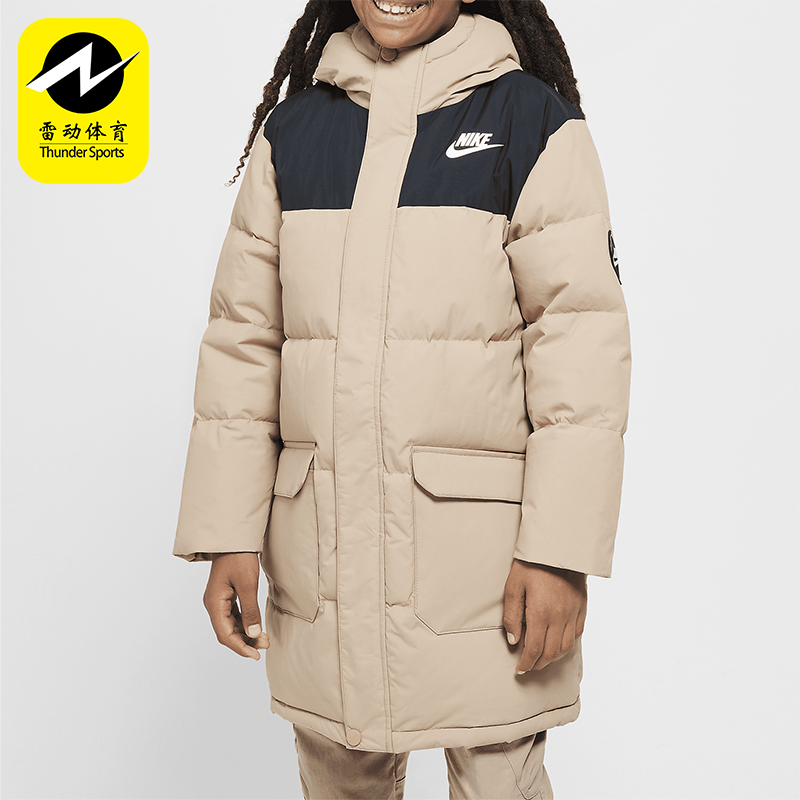 耐克大童拒水防泼羽绒服