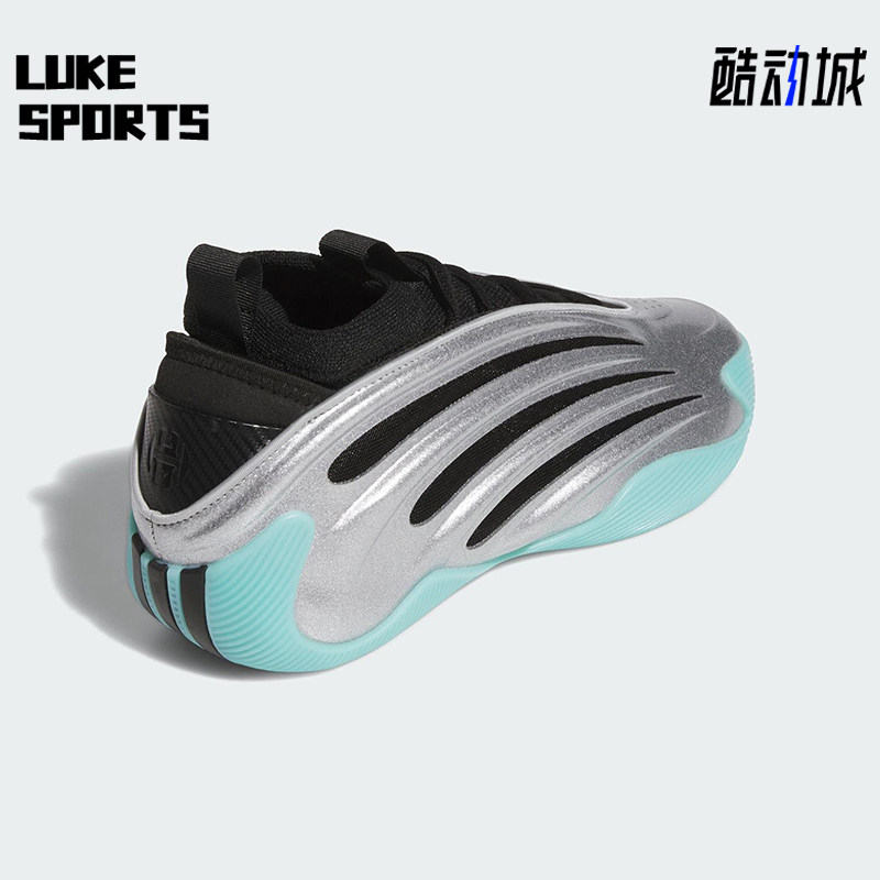 Adidas/阿迪达斯正品2025秋季款男女减震中帮时尚篮球鞋JS1028