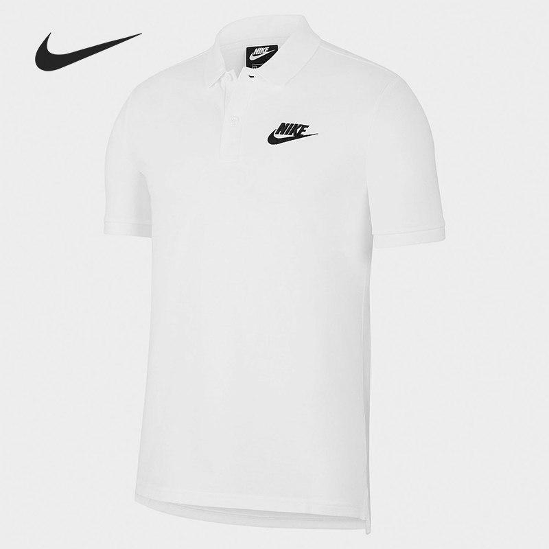 Nike/耐克正品针织翻领透气男子运动短袖T恤POLO衫CN8765-100,运动服/休闲服装,运动POLO衫,淘宝优惠券,粉丝福利购,淘宝优惠卷