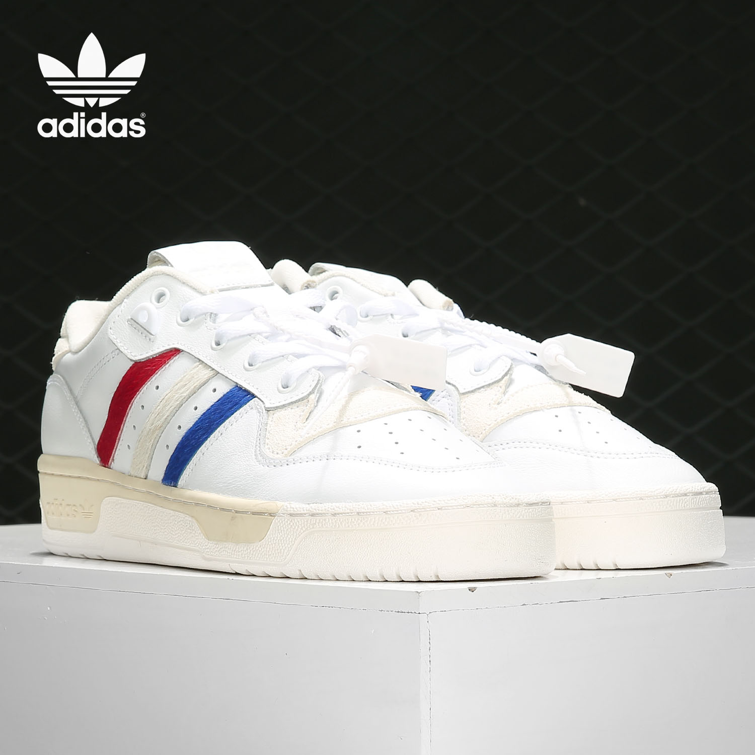 Adidas/阿迪达斯正品三叶草RIVALRY LOW男女春季轻便休闲鞋EE4961