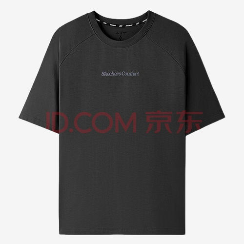 Skechers斯凯奇正品儿童款透气百搭运动短袖T恤L225U138-0018