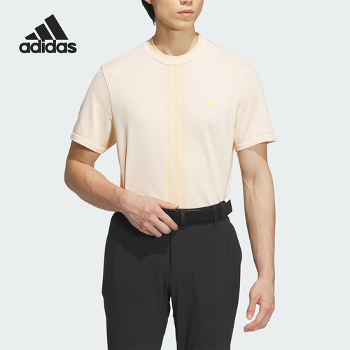 Adidas/阿迪达斯官方正品高尔夫男士休闲舒适运动短袖T恤IN6650