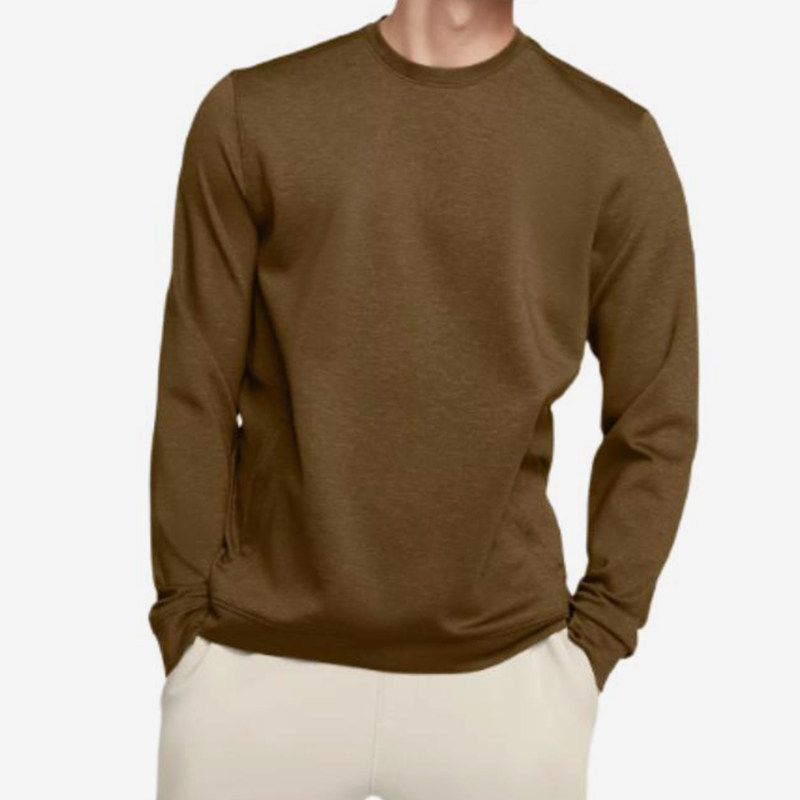 UA/安德玛正品Meridian CW Crew男士复古针织休闲卫衣1379667-498