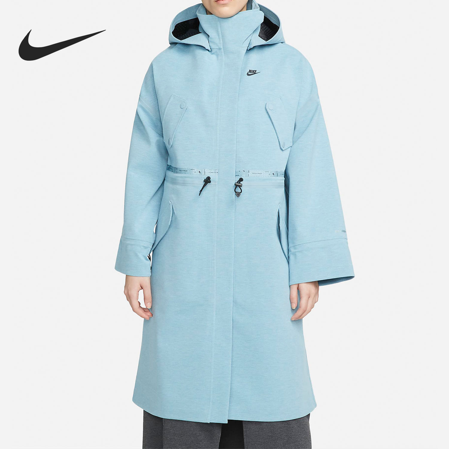 Nike/耐克正品TECH PACK女子长款连帽运动夹克外套DM6167-494