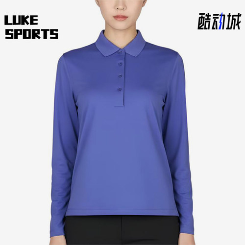 Nike/耐克正品DFUVNGCLS新款女蓝色轻盈经典防晒POLO衫IH0504-570