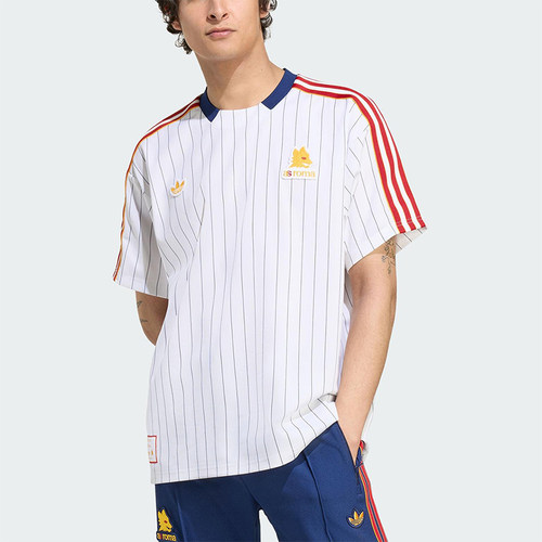 Adidas/阿迪达斯正品三叶草男女运动圆领经典复古足球短袖JM2128