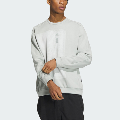 阿迪达斯正品男子针织卫衣