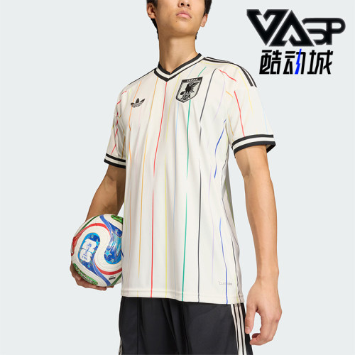 Adidas/阿迪达斯正品JAPAN26AWAYJERSEY男经典足球短袖球衣JN1872