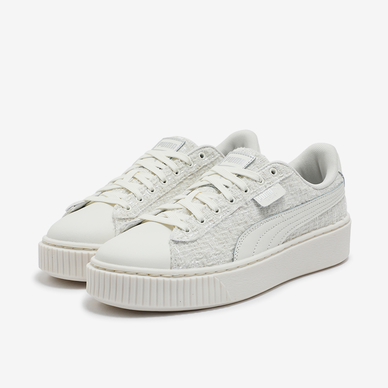 彪马女士耐磨简约厚底休闲板鞋