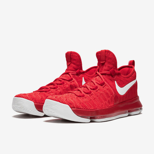Nike耐克正品KD 9 Varsity Red男圆头系带低帮篮球鞋843392-611