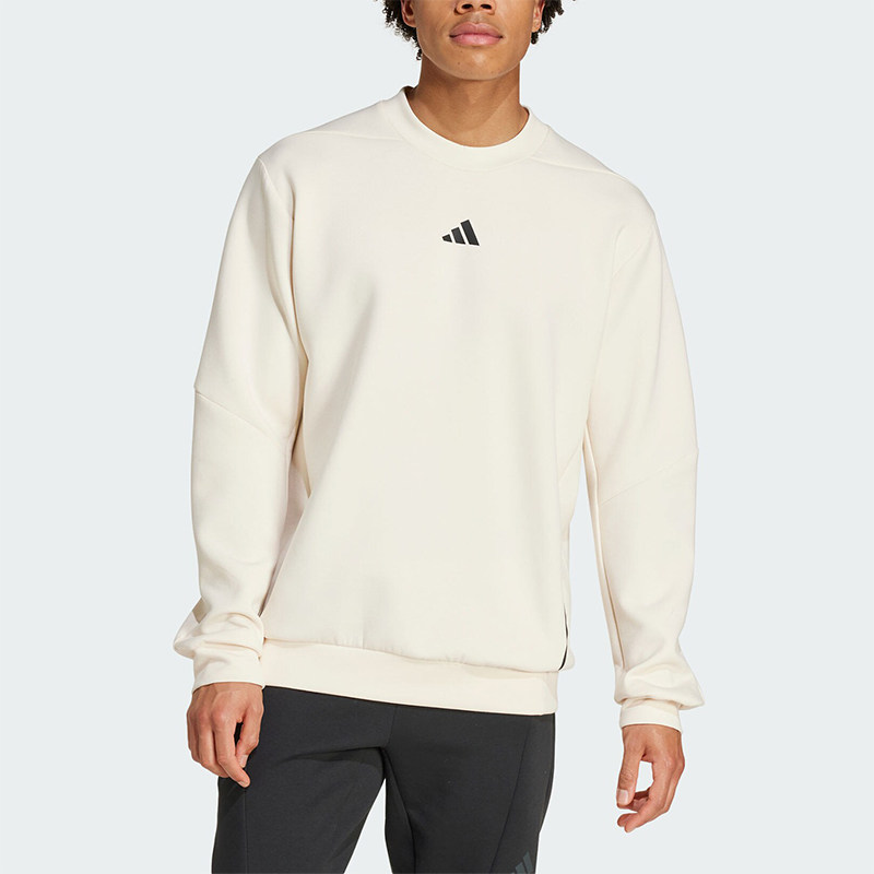 阿迪达斯男士简约休闲宽松卫衣