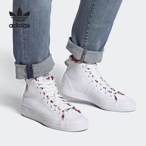 adidas阿迪达斯男高帮休闲鞋