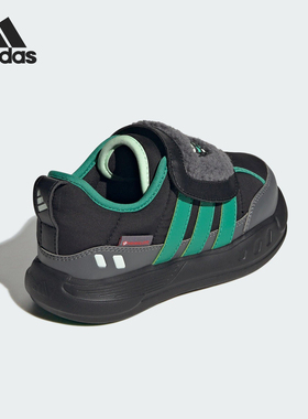 Adidas/阿迪达斯正品PUFFY SKIPPER小童魔术贴休闲鞋KJ3899