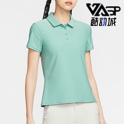 Nike/耐克正品Dri-FIT女士休闲翻领透气高尔夫POLO衫FQ1575-017