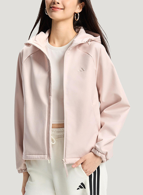 Adidas/阿迪达斯正品2025冬季款女士日常连帽运动宽松外套KS2761