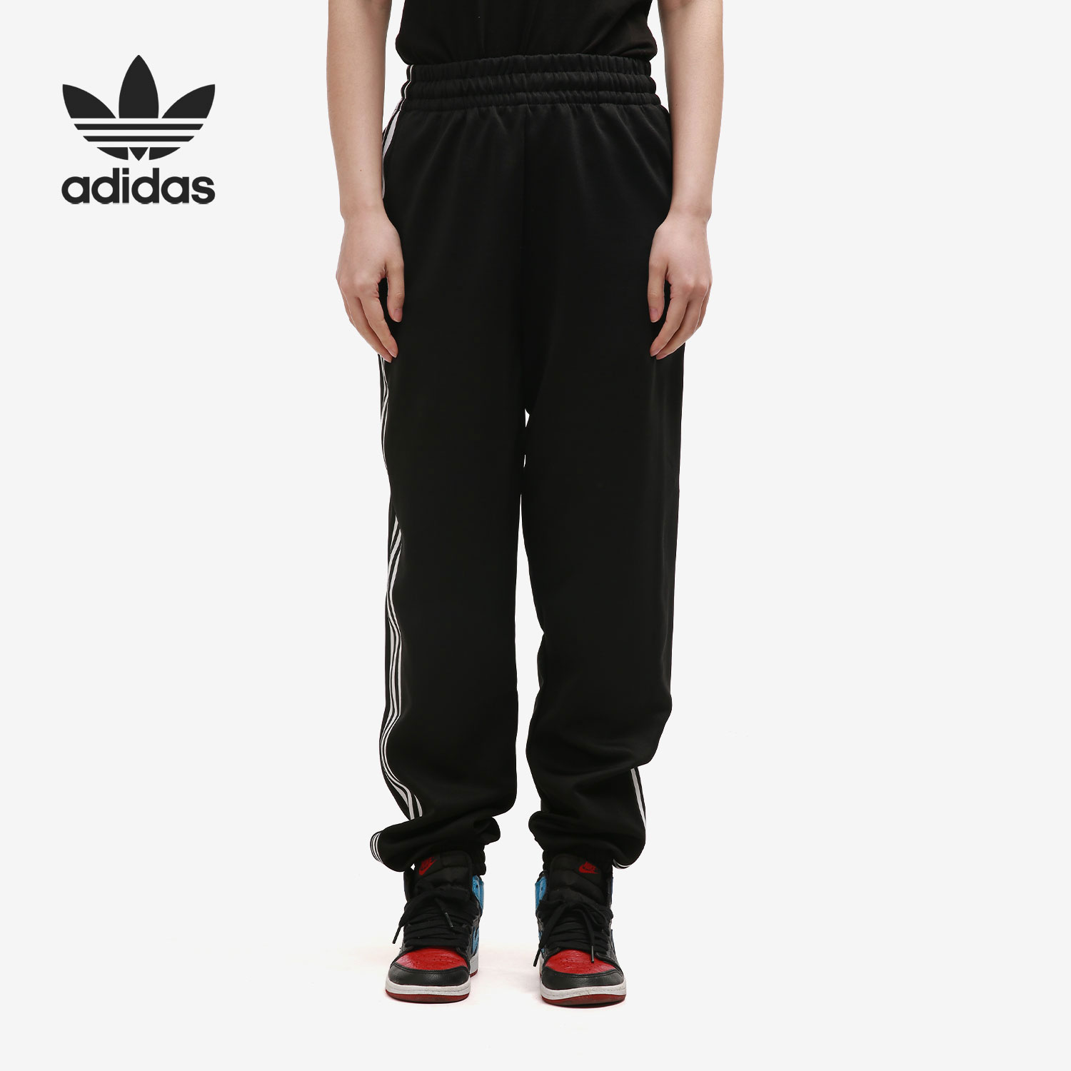 Adidas/阿迪达斯正品三叶草2021新款女子TRACKPANT运动长裤GN2897