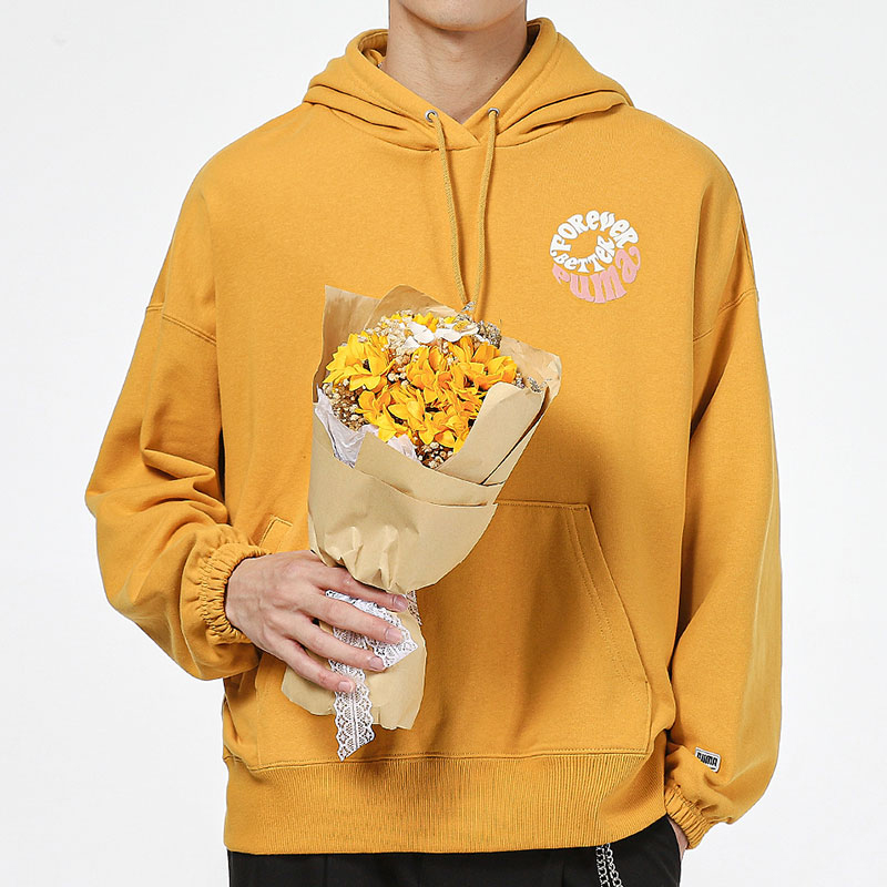 Puma/彪马正品2025新款女士时尚简约经典连帽卫衣套头衫533049-37