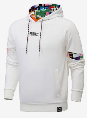 Puma/彪马正品 INTL Hoodie 男子舒适连帽休闲卫衣 531330-02