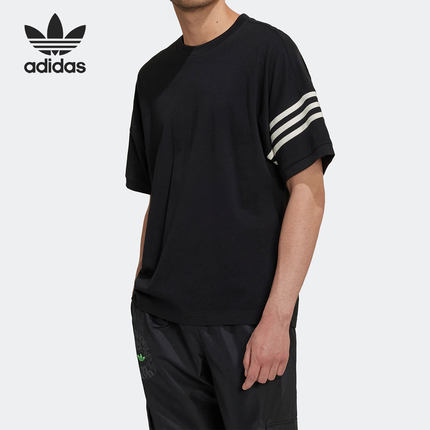 Adidas/阿迪达斯官方正品三叶草NEW C TEE 短袖男子运动T恤HM1875