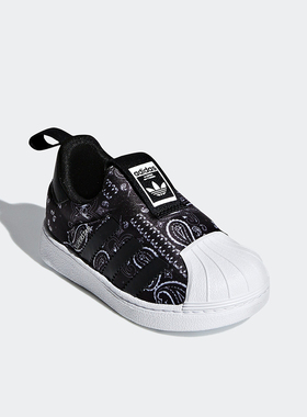 Adidas/阿迪达斯正品三叶草婴童防滑轻便低帮休闲鞋F97631