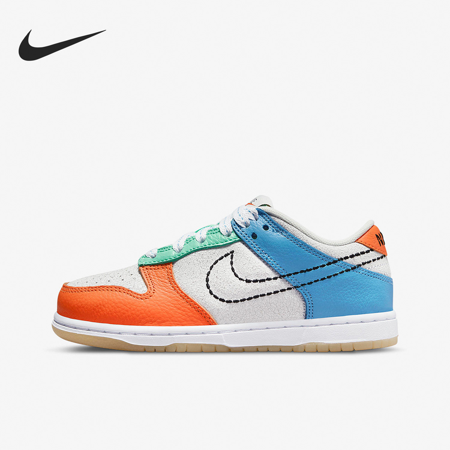 Nike/耐克正品秋季新款女子GS大童运动轻便板鞋DX3364-100,童鞋/婴儿鞋/亲子鞋,运动鞋,淘宝优惠券,粉丝福利购,淘宝优惠卷