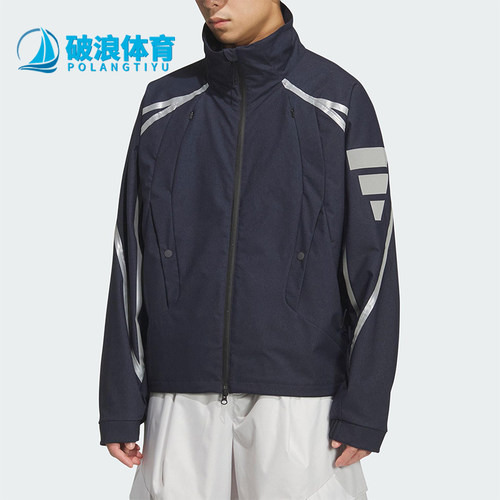 Adidas/阿迪达斯正品FOS REFL WVN JK男士运动梭织宽松外套KF0689