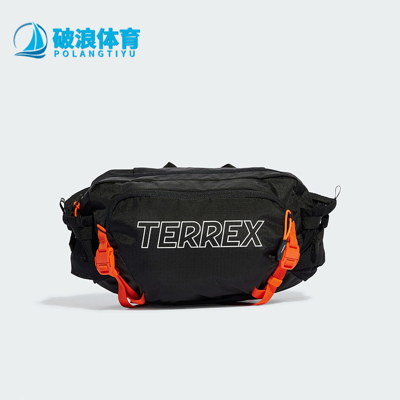 阿迪达斯男女运动户外便携腰包