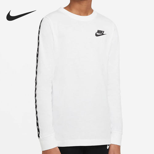 Nike/耐克正品春季新款SPORTSWEAR大童男孩长袖T恤DC7581-100