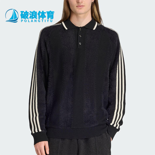 Adidas/阿迪达斯正品三叶草男士日常套头耐穿休闲POLO衫JX3835