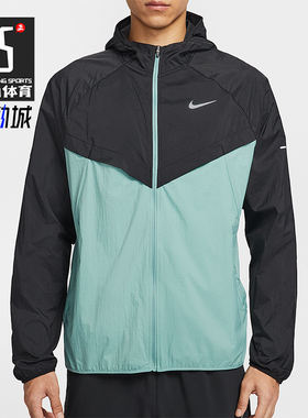 Nike/耐克正品2025秋季款男士户外拼接连帽运动外套HV4549-014