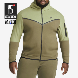 复古夹克外套CU4489 Nike 拉链连帽休闲经典 春秋男士 334 耐克正品