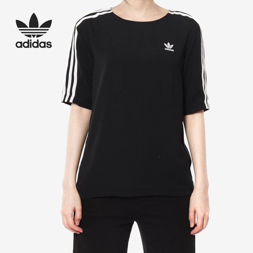 条纹短袖Adidas/阿迪达斯