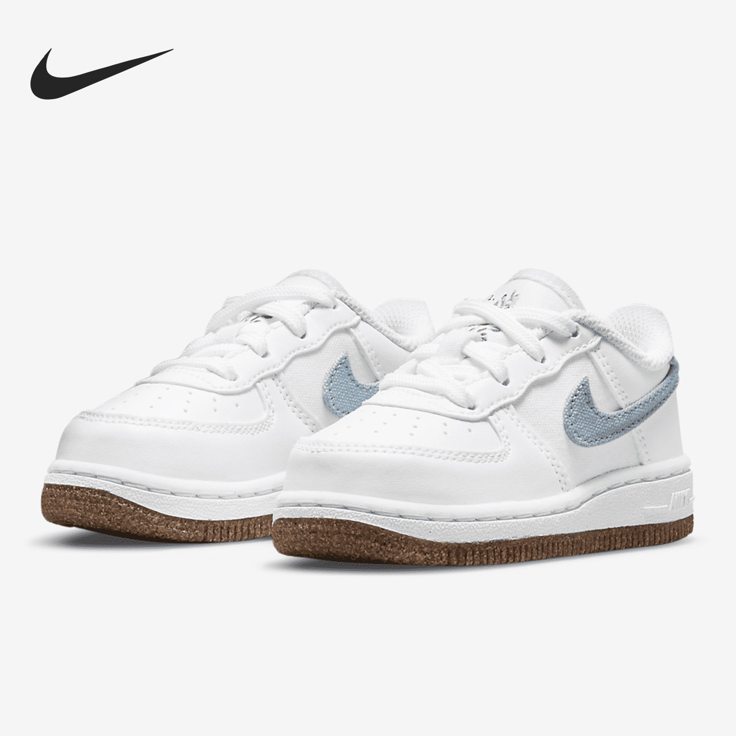 Nike/耐克正品 FORCE 1 LV8 (TD) 新款小童运动休闲鞋 CZ2663-100