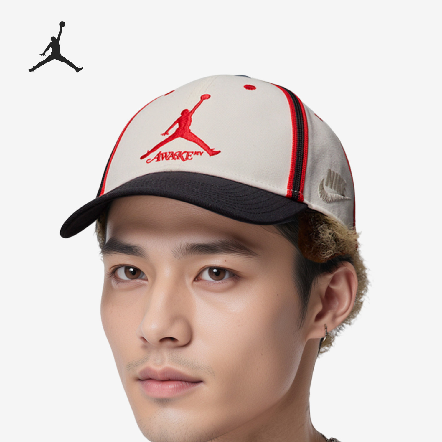 Nike/耐克正品JORDAN男女防晒透气可调节棒球帽FZ0625-133