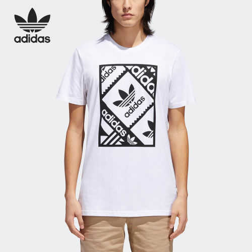 Adidas/阿迪达斯正品 三叶草 STAMP TEE 男子 短袖上衣 CW2360