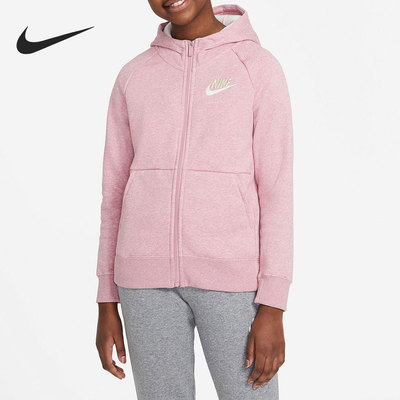 Nike/耐克正品 当季新款女大童加绒连帽运动休闲外套 BV2712-698