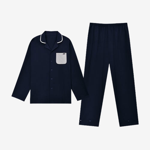 Skechers斯凯奇正品男舒适中腰居家睡衣套装长裤L225M209-00JJ