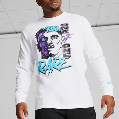 Puma/彪马正品 MELO BLUE HIVE 男士运动休闲短袖625147-01