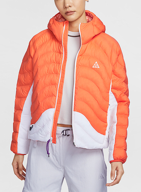 Nike/耐克正品Therma-FIT女士运动拼接长袖连帽棉服HM9964-819