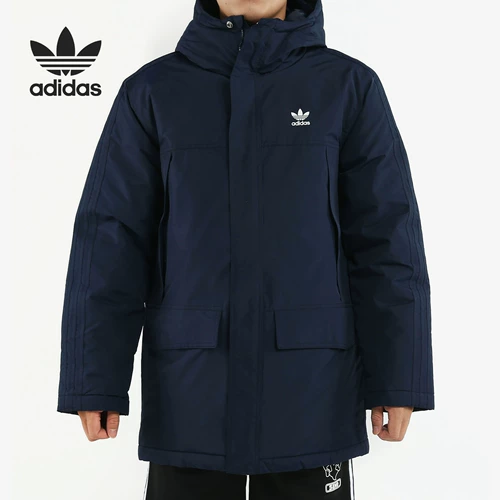 Adidas/阿迪达斯 Зимний удерживающий тепло пуховик с капюшоном для отдыха