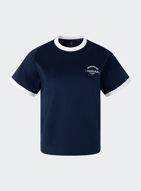 Adidas/阿迪达斯正品W VERBIAGE TEE6女士简约短袖T恤JC8710