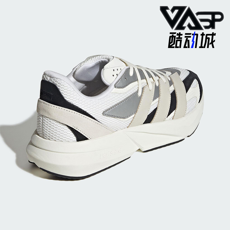 Adidas/阿迪达斯正品LIGHTBLAZE男女缓震耐磨运动跑步鞋JR7213